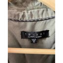 Trixxi  Olive Green Tencel Open Vest Safari Capsule Womens Medium Photo 2