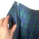 Pendleton  Tartan Plaid Wool Pleated Midi Skirt Size 14 Photo 6