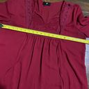 Iz Byer Red Dressy 3/4 Sleeve Blouse  Photo 6