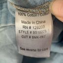 Cello  Chambray Snap Button Up Shirt Distressed Photo 4