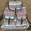 Candie's Candie’s southwestern pink/ blue green backpack. Photo 0