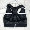 Soul Cycle Seamless Camo Sports Bra Black Photo 2