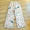 Hill House  The Skylar 100% Linen Pants in Sea Creatures Size M NWT Photo 5