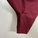 Girlfriend Collective  High Rise Biker Shorts Size Small Burgundy Athletic Active Photo 3