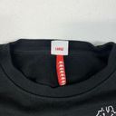 Kappa Logo Crop Black Crewneck Women's Sweatshirt Sz Large Photo 2