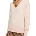 Scotch & Soda  Pink Cotton-Cashmere Loose Knit Sweater Size Medium Photo 2