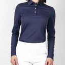 Polo Kjus Golf Elena Cooling  Long Sleeve Women's Size XS /EU 34 Atlanta Blue NEW Photo 0