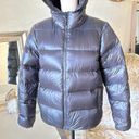 Patagonia  Raven Rocks Durable Water Repellent black Hooded Down Jacket med W Photo 9