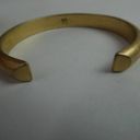 Madewell  Gold Tone Cuff Bracelet Curved Edges Minimalistic Minimalist Rounded Photo 6