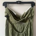 Hello Molly NEW  WEARING THIS TONIGHT PLISSE
STRAPLESS MAXI DRESS in SAGE Photo 14