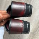 Dansko  Burgundy Leather Clogs Photo 5