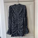 Kimberly J.ING Womens  Black Floral Longsleeve Mini Cottage Boho Dress XS NWT Photo 4