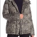 BCBGeneration  Leopard-Print Hooded Puffer Coat NEW Photo 3