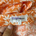 Privacy Please  Orange Floral Tie Front Dress Photo 5