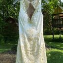 JVN by Jovani Size 4 White & Gold Crystal Embellished Prom Dress Photo 2