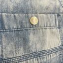 7 For All Mankind ‎ Bleached Denim Chambray Shirt XS Photo 3