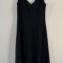 Jones New York  Vintage Black Bow Detail Beaded 90s Party Dress Formal Size 6 Photo 4