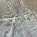 Frederick's of Hollywood Frederick’s Of Hollywood White Lace Halter Chemise Size S Photo 2