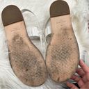 Cole Haan  White Leather Grand Series Flat Thong Sandals Size 9B Photo 1