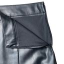 Aeropostale  Soft Faux Leather Black Mini Skort Size XL Photo 2