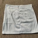 SheIn Blue Plaid Pencil Skirt Photo 2