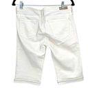 AG Adriano Goldschmied  Women's Nikki Denim Malibu Bermuda Shorts White Size 29 Photo 3