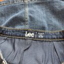 Lee Womens Mid-Rise Regular Fit Jean Denim Skort Size M Waist 31” 5 Pockets Photo 3