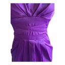 Bisou Bisou Stunning purple satin like semi formal dress Photo 3