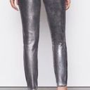 frame denim NWT FRAME - LE HIGH SKINNY CROP CHROME NOIR size 27 Photo 2