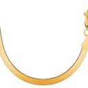 Tehrani Jewelry 14k Solid Gold Herringbone Necklace | Real Gold Herringbone Necklace | 16 inches Photo 0