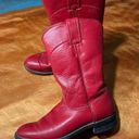 Justin Boots Vintage Justin Red Diamond Roper Cowgirl Western Boots size 5 Photo 0