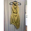 Elliatt NWOT Elliott Camo Asymmetric Satin Cocktail Dress  XS b36.5 Photo 4