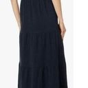 Tommy Hilfiger  Women's Black Cotton Collared Tiered Maxi Dress S Photo 1