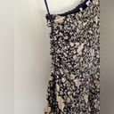 ASTR NWOT  The Label Santorini Midi Dress in Black & Taupe Multi, size S Photo 5