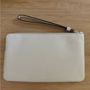 Coach New  Large Corner Zip Wristlet - White Photo 1