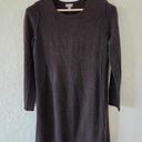 J.Jill  Italian Yarn Brown Cashmere Wool Blend Sweater Dress Size Small Photo 0