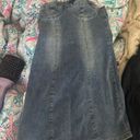 Edikted Strapless Denim Mini Dress Photo 3