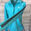  blue quarter zip sweatshirt running sweatshirt workout top Nike clothing​​ Photo 1