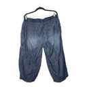 Lane Bryant  Cargo Capri Jeans Pants Womens 16 Blue Gorpcore Photo 1