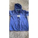 Nike  Women Dri Fit Athletic Running Jacket Sz S Purple Hood Zip Up Drawstring Photo 6