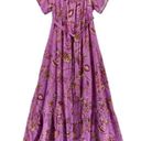 Target  Ingrid And Isabel Flower Orchid/ Purple/Magenta Maternity Dress Size XL Photo 1