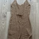 White Fox Boutique Brown Knit Coverup Dress Photo 5