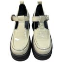 Free People  Mayla Platform Mary Janes White Size 6.5 Goth Punk Preppy Y2k Chunky Photo 5