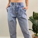 Vintage 1980's Bill Blass Western Style Acid Wash High Rise Mom Jeans Blue Size 10 Photo 6