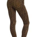 Black Orchid  Jeans Womens 2 26" Carmen High Rise Ankle Fray Brown Zebra Edgy Photo 8