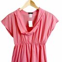 J.Crew  Pink Light Cotton Cowl Neck Short Sleeve Sundress Size XS Photo 1