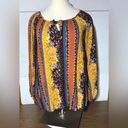 Harper Haptics by Holly  3X colorful flowy peasant blouse. Photo 1