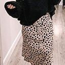Boutique Leopard Midi Skirt Photo 4