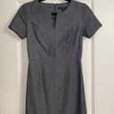 Banana Republic Grey Ruffle Hem Dress Photo 2