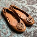 Tory Burch shoes flats tan brown leather size 8 Photo 0